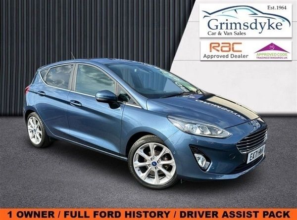 Blue Used 2022 Ford Fiesta Titanium X Hatchback | £14,990 (Fair price) - Image 1/3