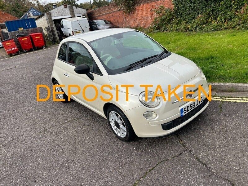 White Used 2008 Fiat 500 Pop Hatchback | £2,995 (Expensive) - Image 1/4