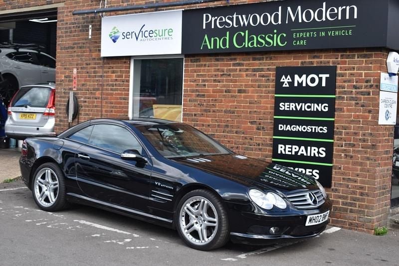Used Mercedes SL55 AMG AMG 2002 Black Cabriolet