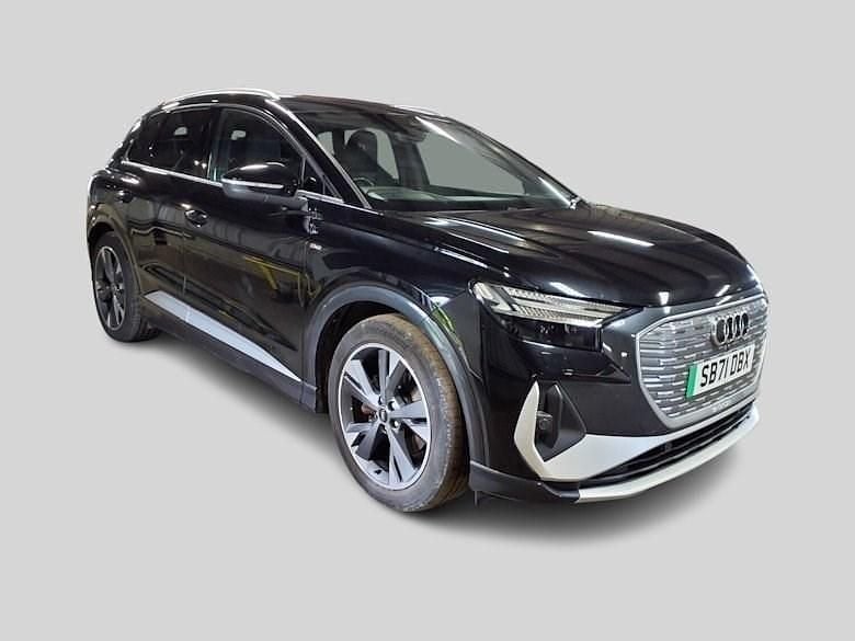 Used Audi Q4 e-tron S-Line 125 kW (170 HP) 2022 Black SUV