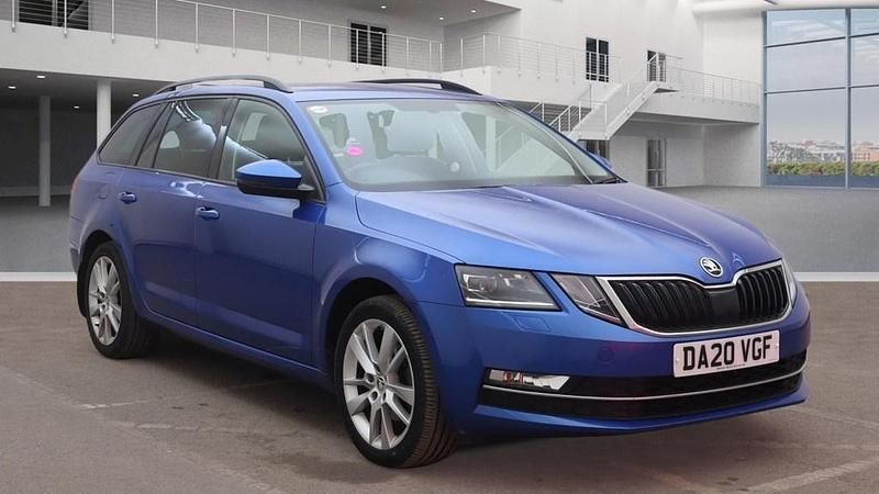 Used Skoda Octavia SE L 150 HP (110 kW) 2020 Blue Estate