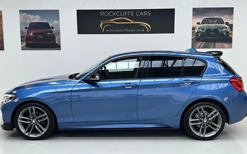Used BMW 118 M Sport 136 HP (100 kW) 2017 Blue Hatchback