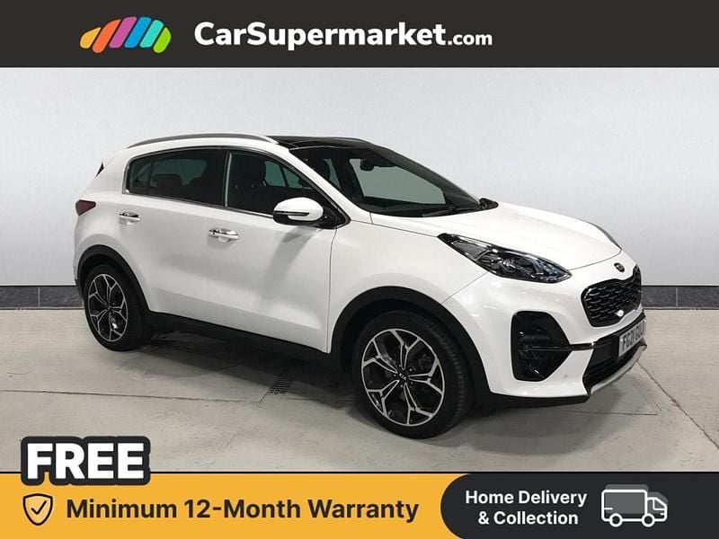 Used Kia Sportage GT-Line S 136 HP (100 kW) 2021 White SUV
