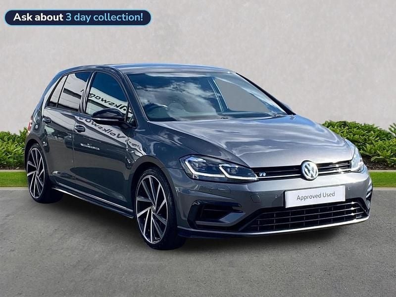Grey Used 2018 VW Golf VII R Hatchback | £19,124 (Fair price) - Image 1/4
