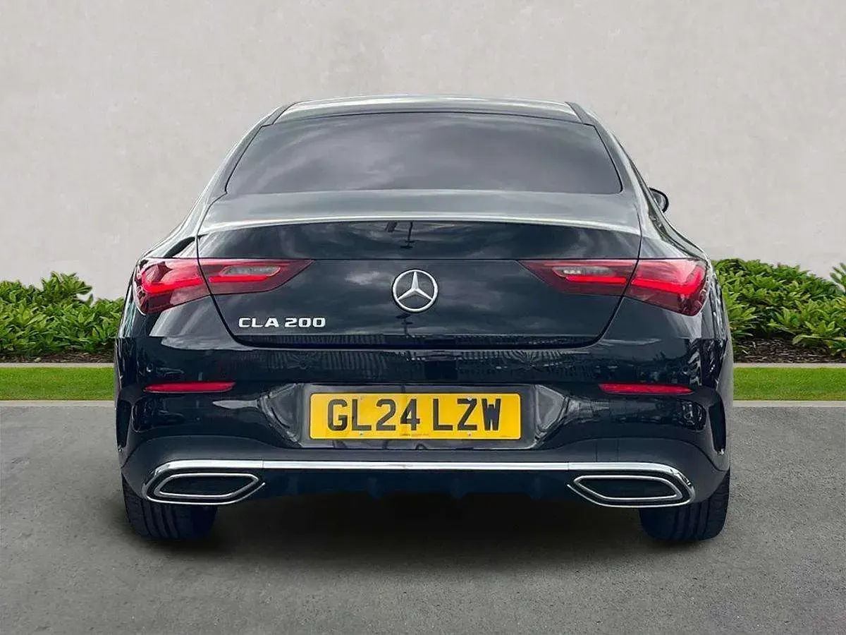 Used Mercedes CLA200 AMG Line Premium 177 HP (130 kW) 2024 Black Coupe