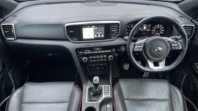 Used Kia Sportage GT-Line 136 HP (100 kW) 2019 Blue SUV