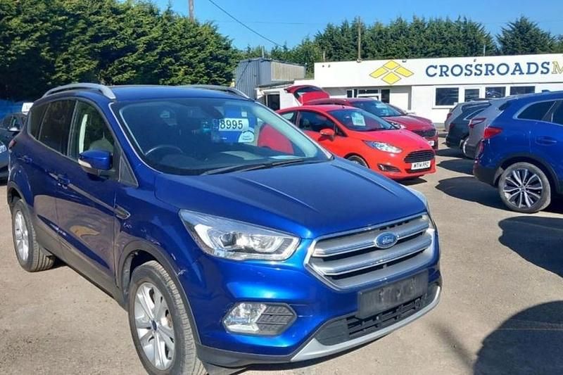 Used Ford Kuga Titanium 150 HP (110 kW) 2017 Blue SUV