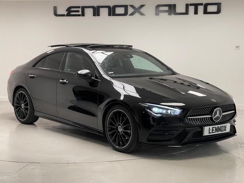 Black Used 2023 Mercedes CLA180 AMG Line Premium Plus Sedan | £26,290 (Fair price) - Image 1/4