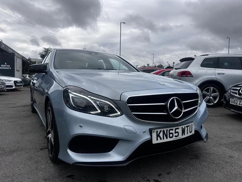 Used Mercedes E220 AMG 2015 Silver Sedan