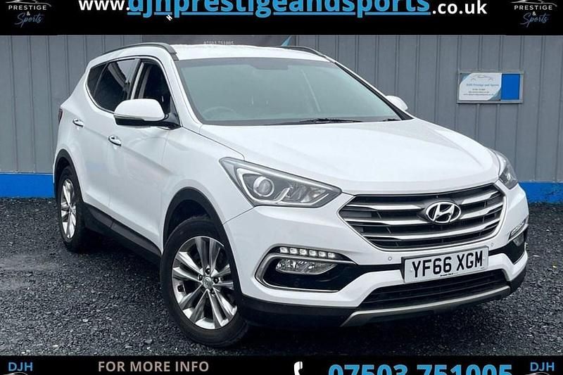 Used Hyundai Santa Fe Premium 2016 White SUV