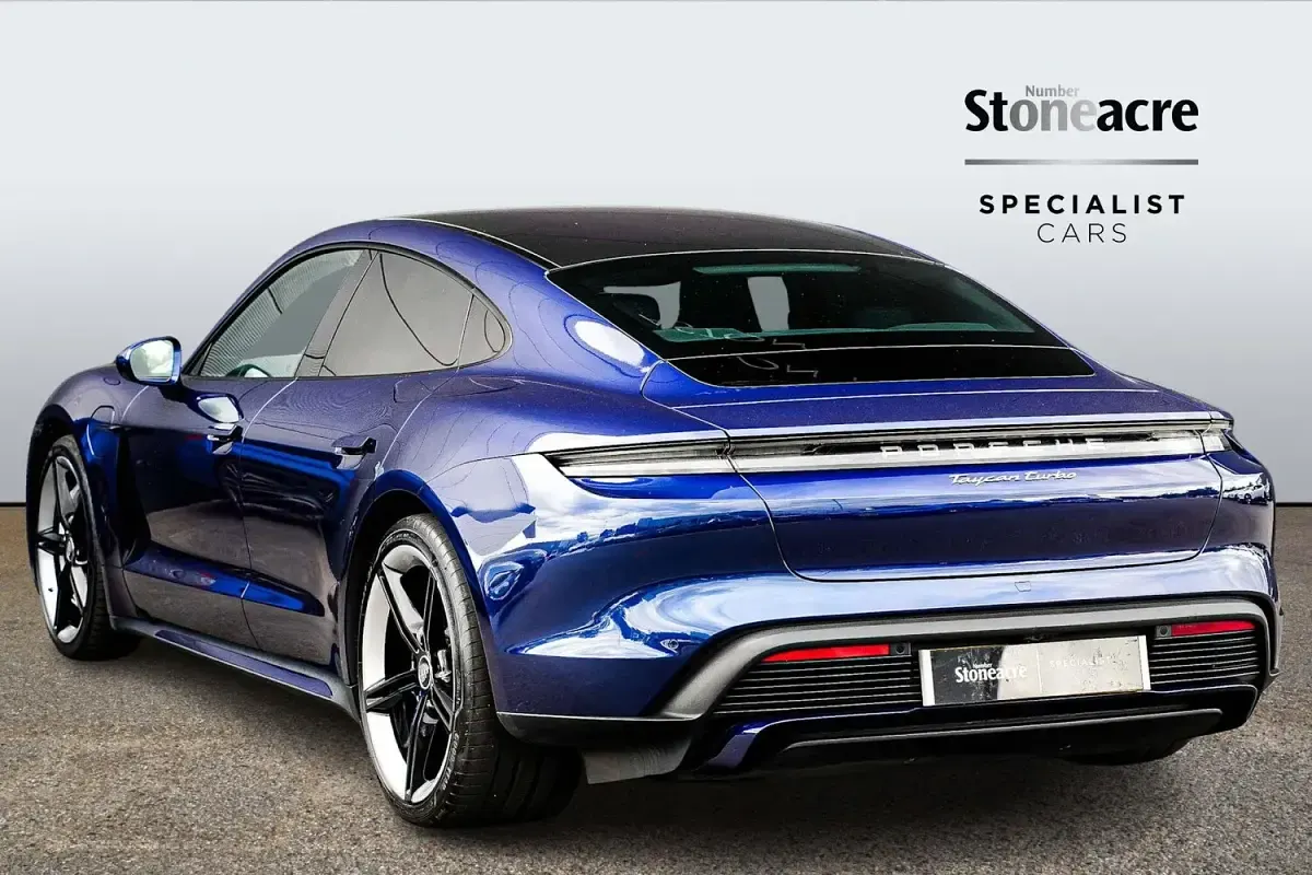 Used Porsche Taycan 500 kW (680 HP) 2020 Blue Sedan