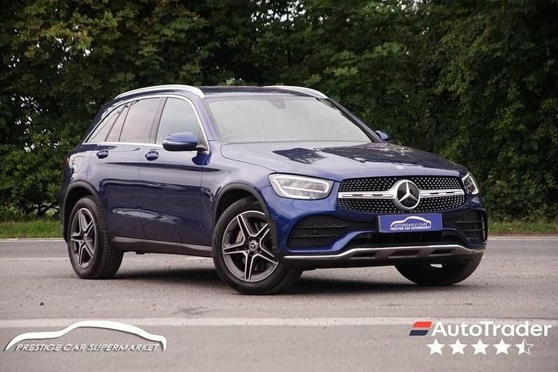 Blue Used 2020 Mercedes GLC220 AMG line SUV | £23,399 (Good price) - Image 1/4