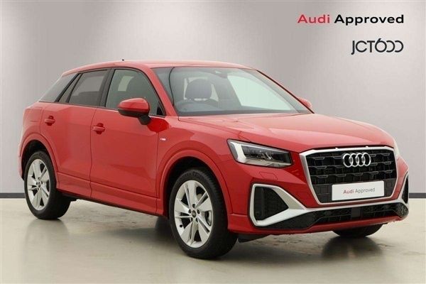 Red New 2024 Audi Q2 S-Line SUV | £26,796 (Fair price) - Image 1/4