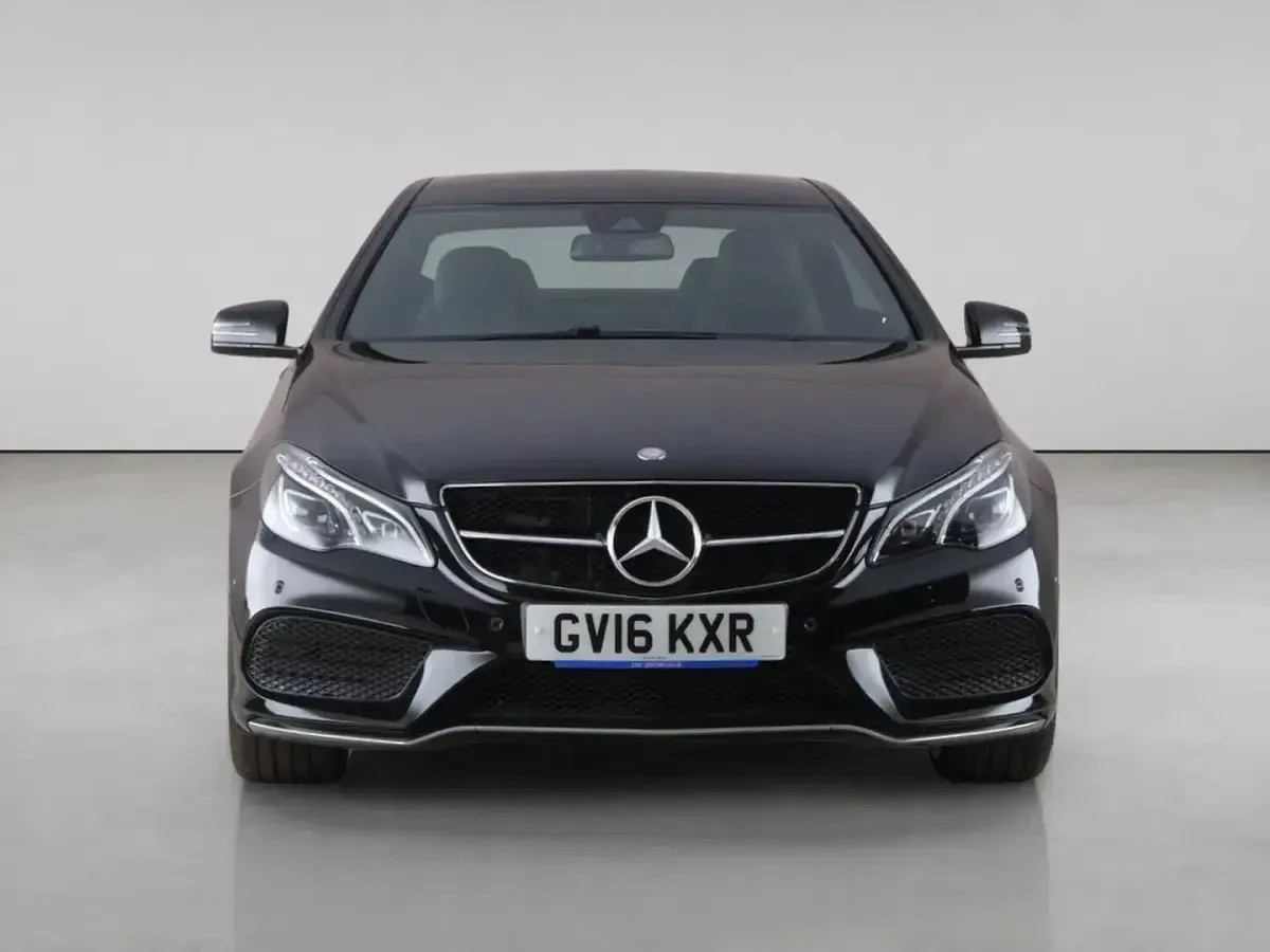 Used Mercedes E220 AMG line 177 HP (130 kW) 2016 Black Coupe