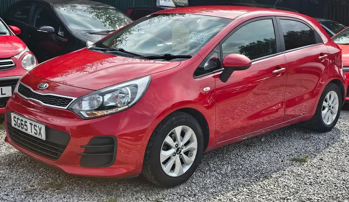 Used Kia Rio 2015 Red Hatchback