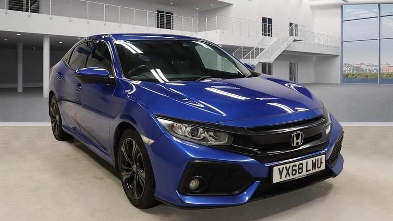 Used Honda Civic SR 120 HP (88 kW) 2019 Brilliant sporty blue Hatchback