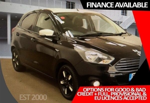 Black Used 2017 Ford Ka Zetec Hatchback | £7,999 (Fair price) - Image 1/1