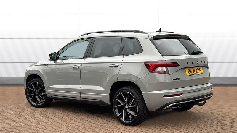Used Skoda Karoq SportLine 150 HP (110 kW) 2021 Grey SUV