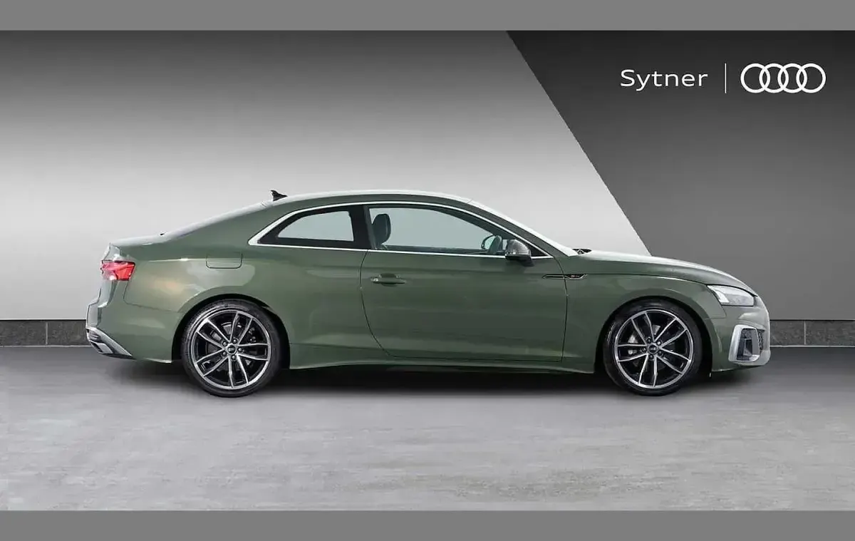 Used Audi A5 S-Line 200 HP (147 kW) 2023 Green Coupe