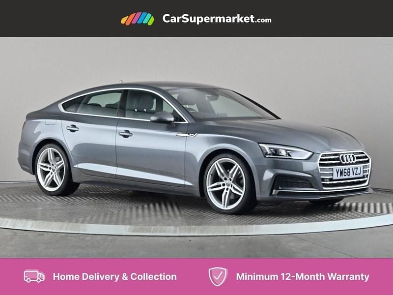 Grey Used 2019 Audi A5 S-Line Coupe | £18,897 (Good price) - Image 1/4