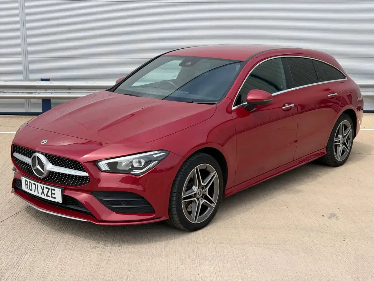 Used Mercedes CLA250 AMG Line Premium 2021 Red Sedan