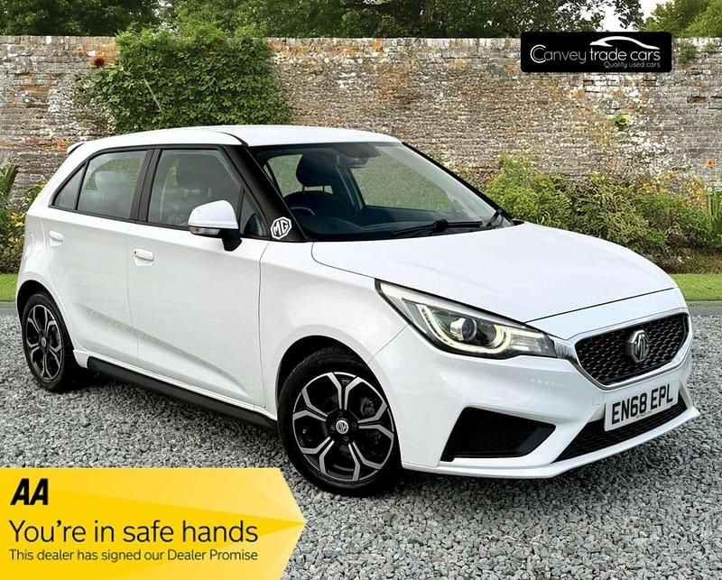 Used MG MG3 Excite 106 HP (77 kW) 2019 White Hatchback