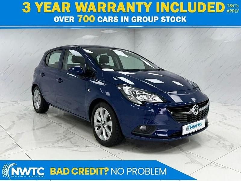 Used Vauxhall Corsa S 90 HP (66 kW) 2018 Blue Hatchback