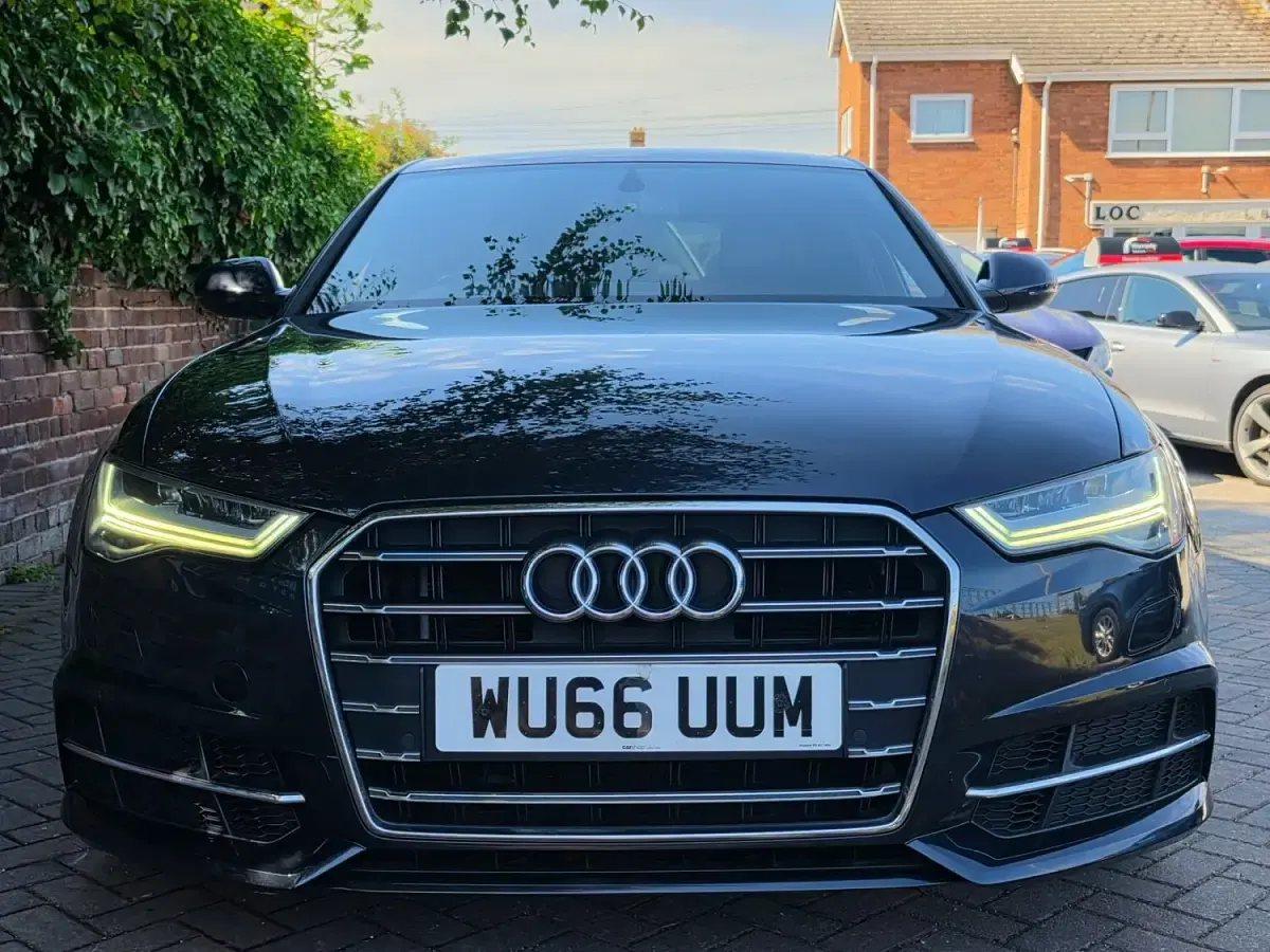 Used Audi A6 S-Line 190 HP (139 kW) 2016 Blue Sedan