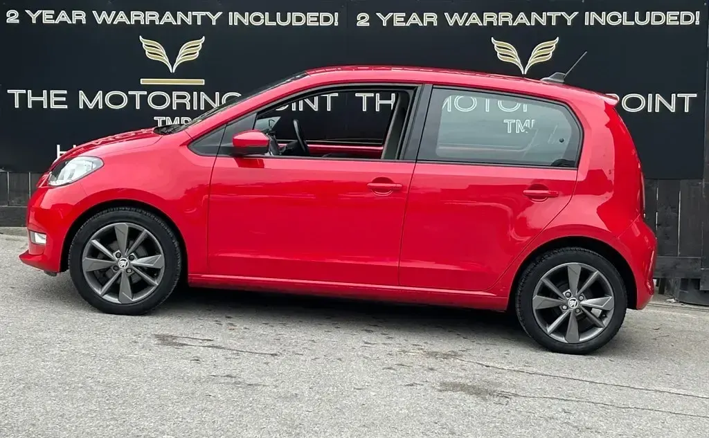 Usado Skoda Citigo-e IV SE L 61 kW (83 CV) 2020 Rojo Utilitario