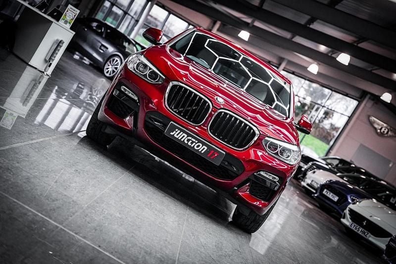Used BMW X4 M Sport 190 HP (139 kW) 2018 Red SUV