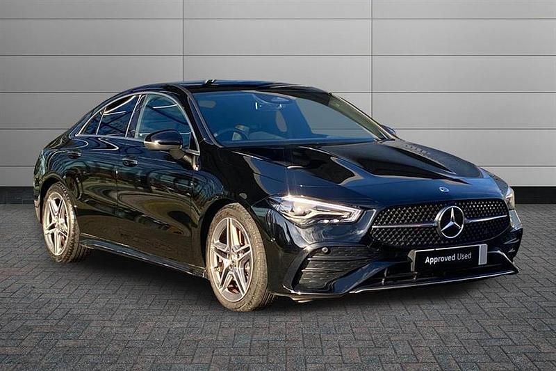 Cosmos black Used 2024 Mercedes CLA200 Executive Sedan | £27,844 (Fair price) - Image 1/4