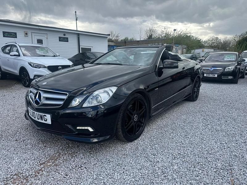 Used Mercedes E350 2010 Black Cabriolet