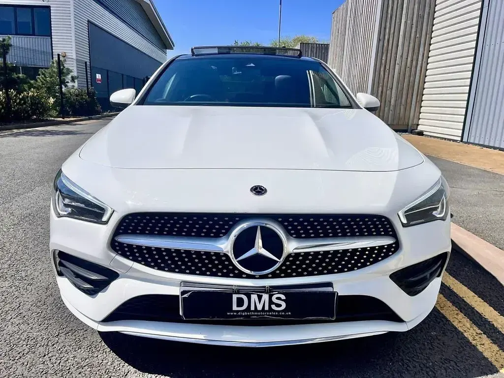 Used Mercedes CLA200 AMG line 2021 White Coupe