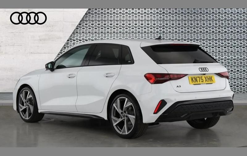 Used Audi A3 Black Edition 147 HP (108 kW) 2025 White Hatchback