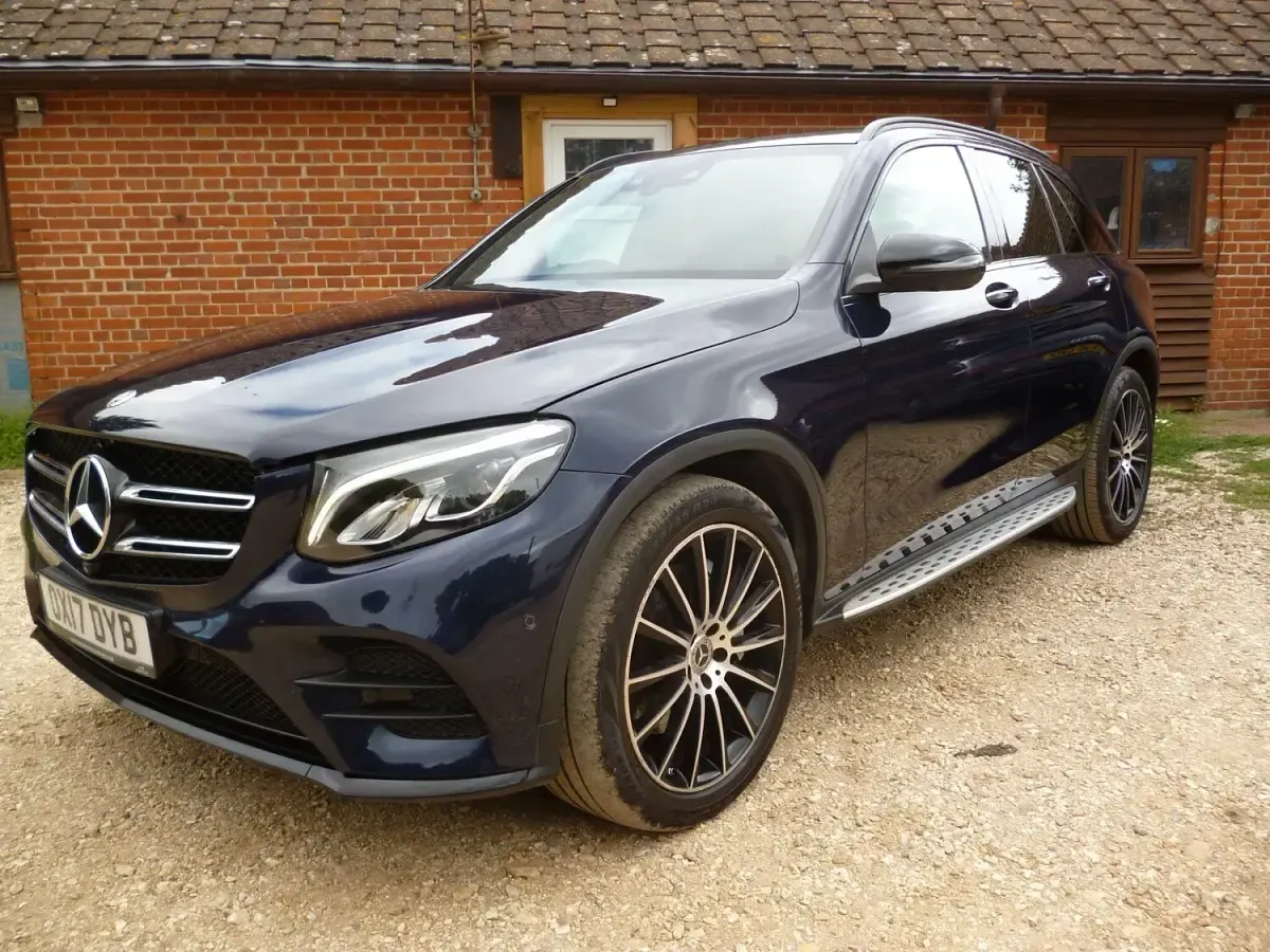 Used Mercedes GLC220 AMG line 2017 Blue SUV