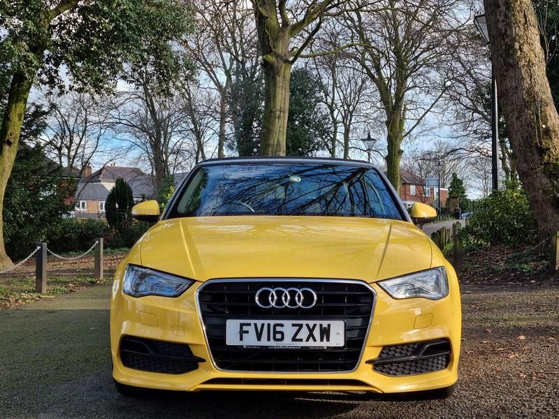 Used Audi A3 Cabriolet S-Line 2016 Yellow Cabriolet