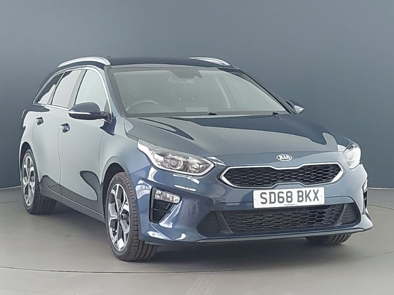 Blue Used 2018 Kia Ceed 3 Estate | £9,998 (Fair price) - Image 1/4