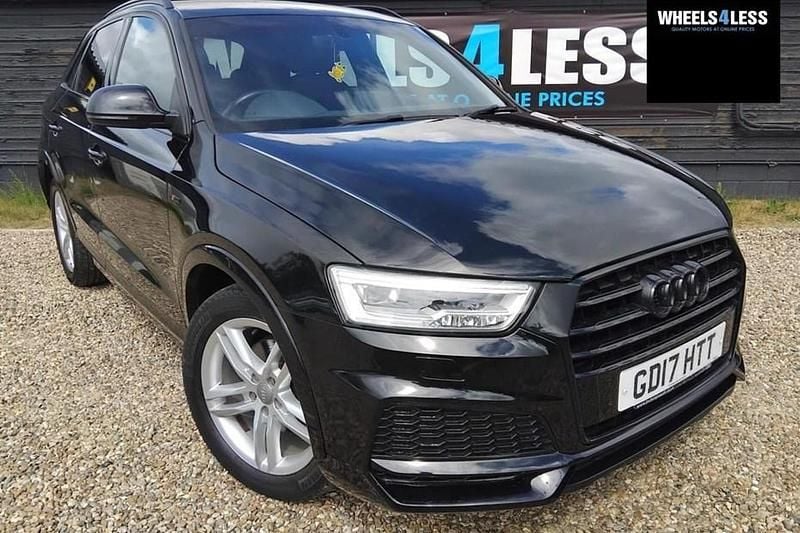 Black Used 2017 Audi Q3 S-Line SUV | £14,304 (Fair price) - Image 1/1