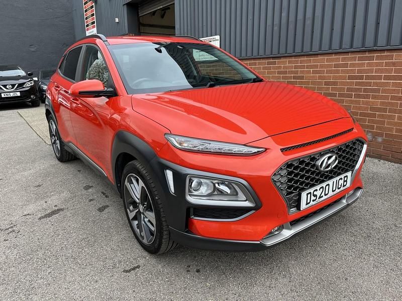 Used Hyundai Kona Premium 2020 Orange SUV