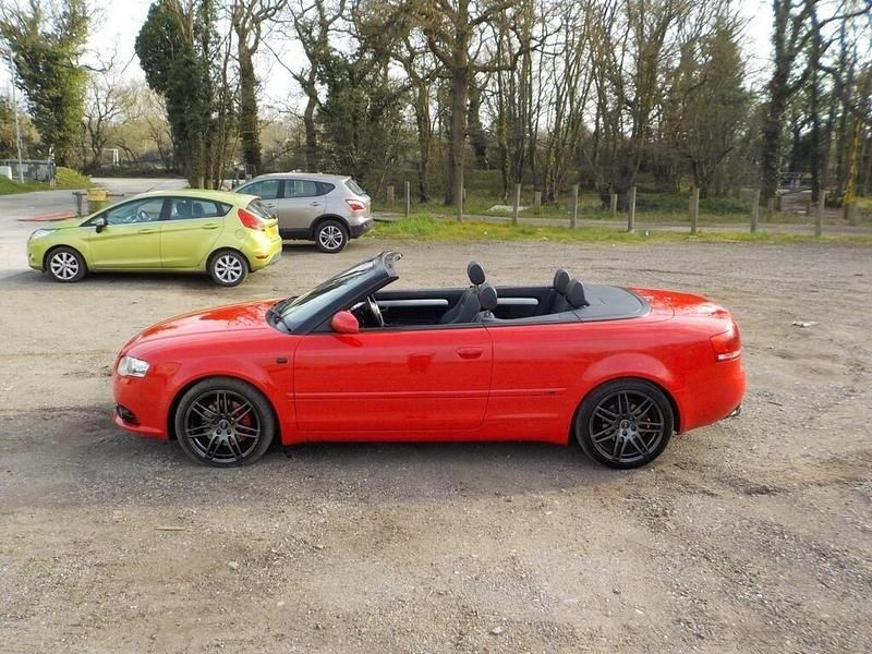 Used Audi A4 Cabriolet S-Line 2008 Red Cabriolet