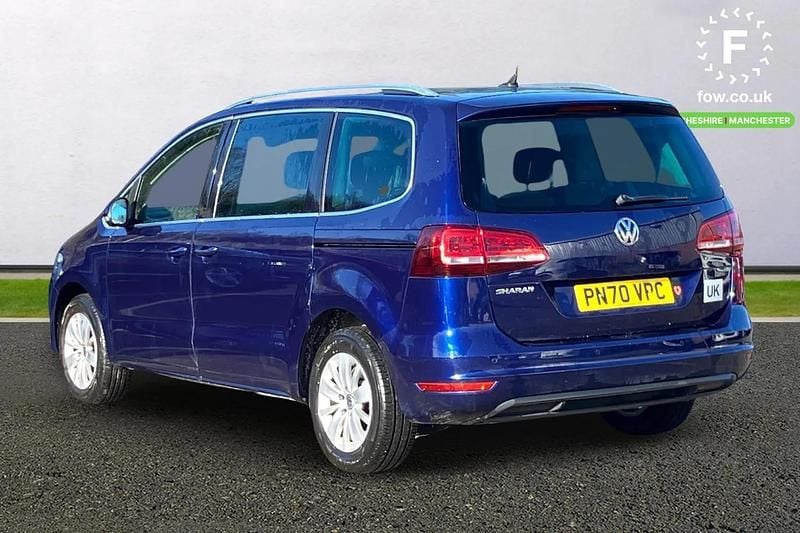 Used VW Sharan SE 150 HP (110 kW) 2019 Blue MPV