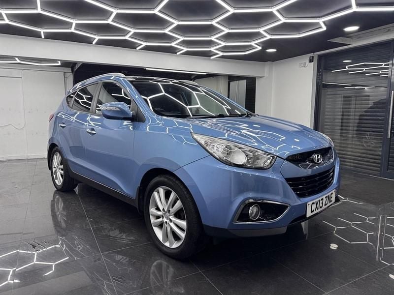 Begagnad Hyundai ix35 Premium 2013 Blå SUV