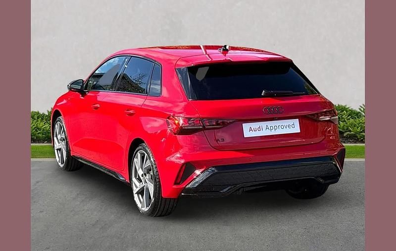 Used Audi A3 Black Edition 147 HP (108 kW) 2025 Red Hatchback