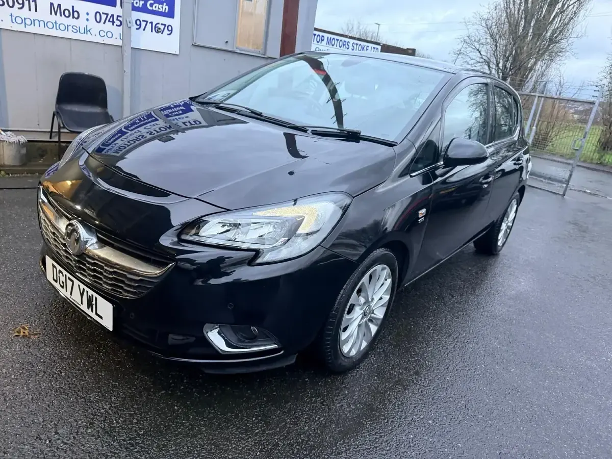 Used Vauxhall Corsa 90 HP (66 kW) 2017 Black Hatchback