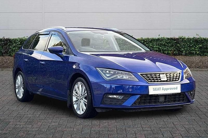 Used Seat Leon Sport 148 HP (108 kW) 2018 Blue Estate