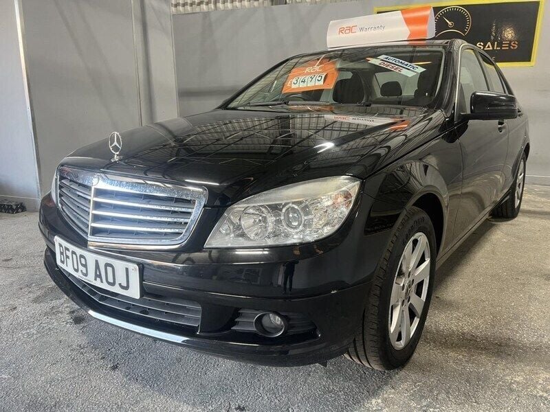 Black Used 2009 Mercedes C220 SE Sedan | £3,495 (Fair price) - Image 1/3
