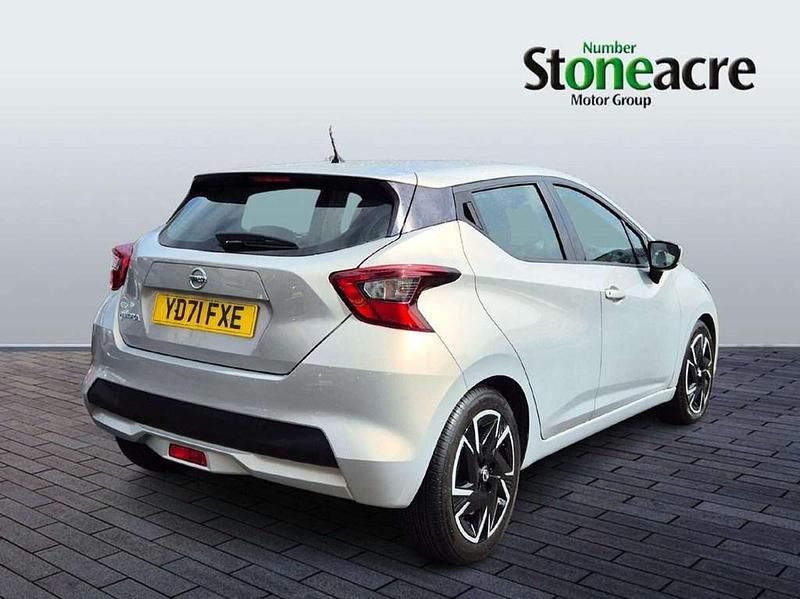 Used Nissan Micra Acenta 92 HP (67 kW) 2021 Silver Hatchback