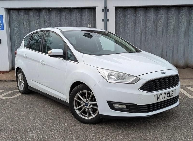 Used Ford C-MAX Zetec 120 HP (88 kW) 2017 White MPV