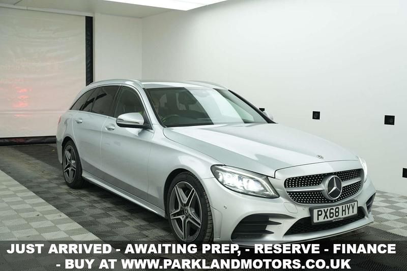 Used Mercedes C220 AMG Line Premium 2019 Silver Estate
