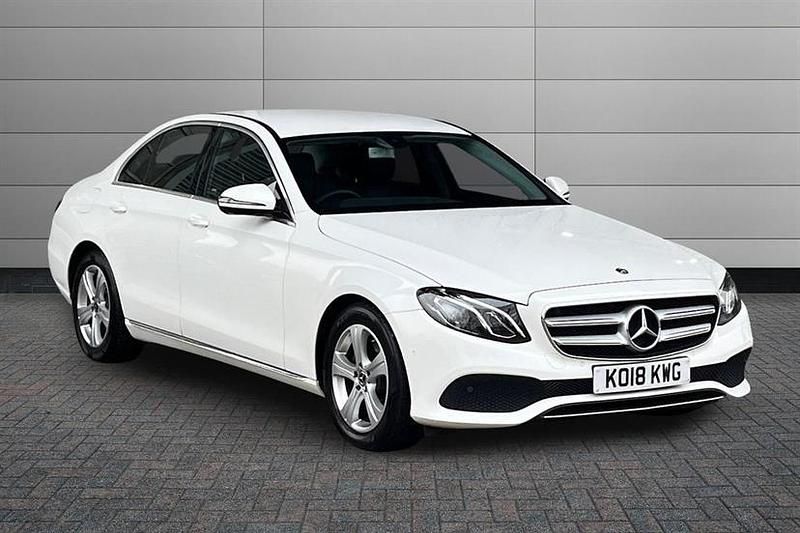 Used Mercedes E220 SE 194 HP (142 kW) 2018 Polar white Sedan